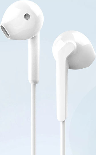 Dudao X3+ In-ear Handsfree Earphones with USB-C Plug White