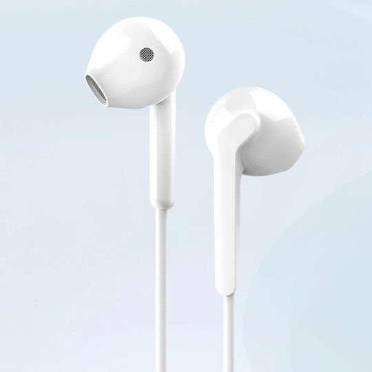 Dudao X3+ In-ear Handsfree Earphones with USB-C Plug White