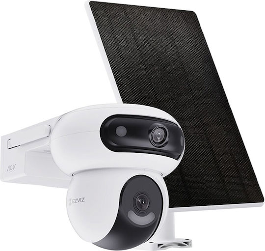 Ezviz HB90x IP Dual Κάμερα Παρακολούθησης Wi-Fi/4G 4+4MP Αδιάβροχη Μπαταρίας με Αμφίδρομη Επικοινωνία