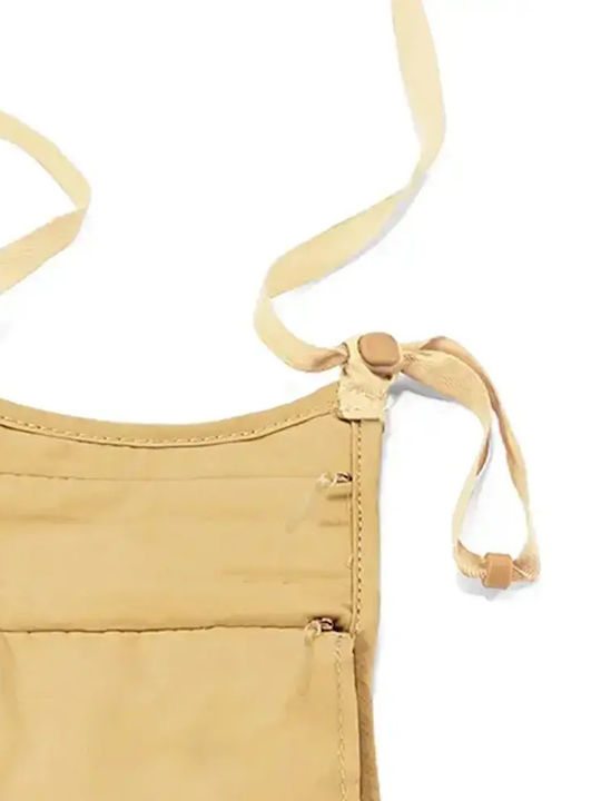 Men's Travel Wallet Beige