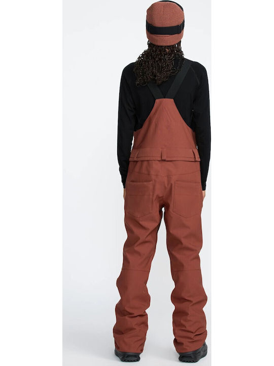 Volcom Swift H1352606-HEN Γυναικεία Σαλοπέτα Σκι & Snowboard Καφέ