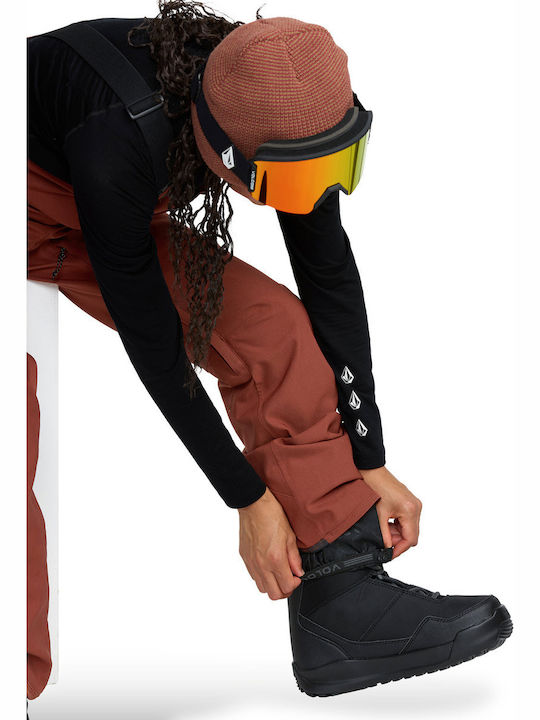 Volcom Swift H1352606-HEN Γυναικεία Σαλοπέτα Σκι & Snowboard Καφέ