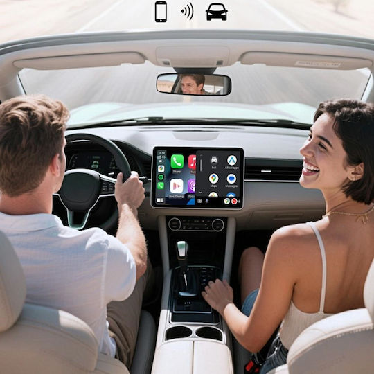 4smarts Auto-Multimedia-Adapter Transmitter Bluetooth Carplay Android Auto Silber 541748