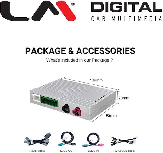 LM Digital Adaptor Carplay & Android Auto