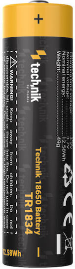 Modee Lighting Wiederaufladbare Batterie 18650 Li-Ion 3400mAh 3.7V
