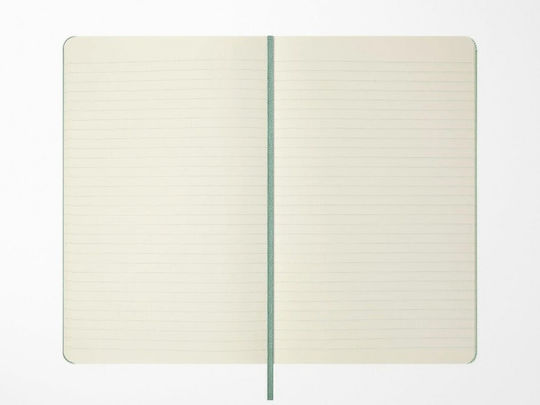 Moleskine Notebook Caiet 120 Foi Cu Dungi Cu Copertă Tare și Elastic Verde