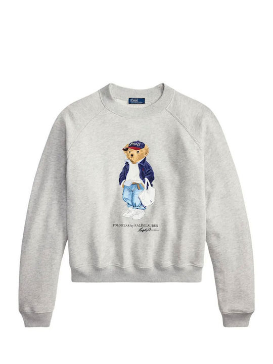Women's Cotton Crewneck Grey Blouse