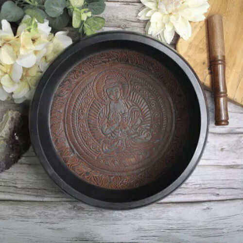 Green Tree Meditation Bowl Diameter 24cm