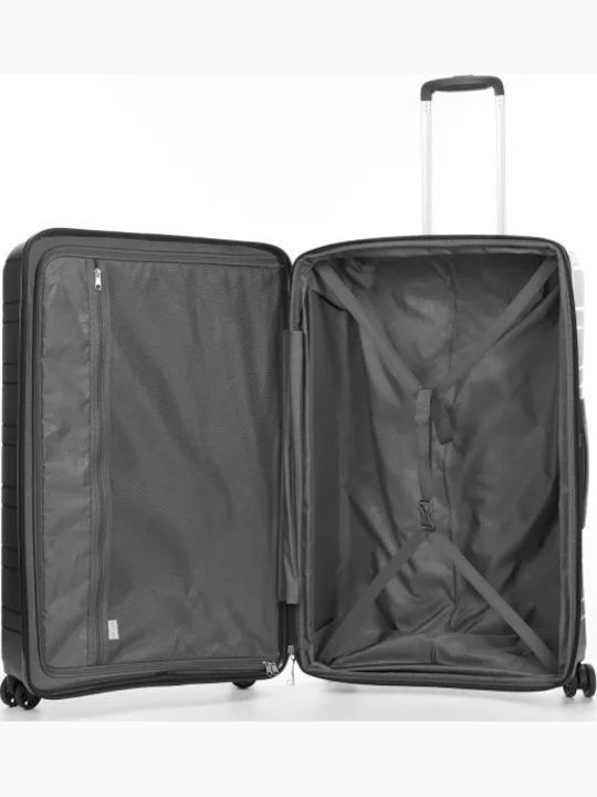 Verage Medium Hard Travel Suitcase Black with 4 Wheels Height 67cm 24061-M-Black