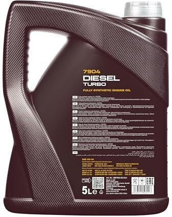 Mannol Diesel Turbo Синтетичен Масло за Автомобили 5W-40 5лт