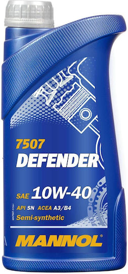 Mannol Defender Полусинтетичен Масло за Автомобили 10W-40 1лт