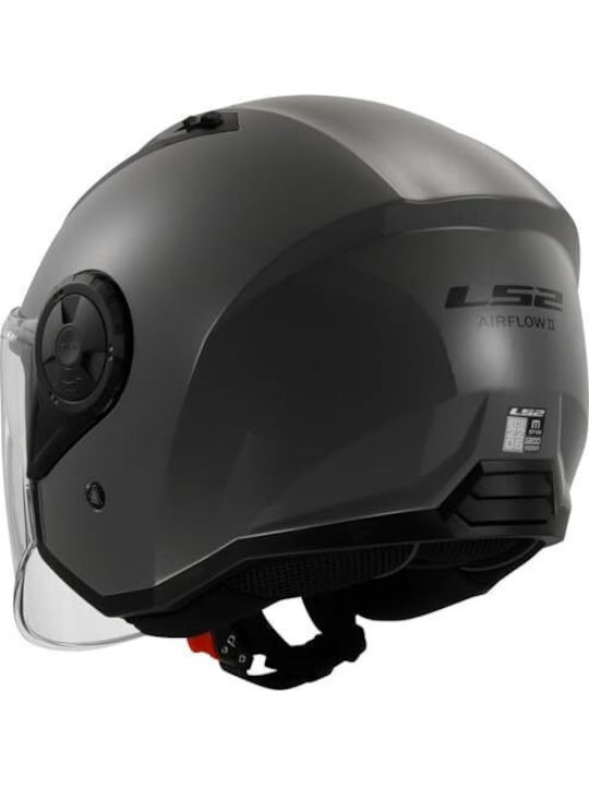 LS2 Airflow Ii Nardo Grey Каска За Мотор Джет ECE 22.06 1200гр