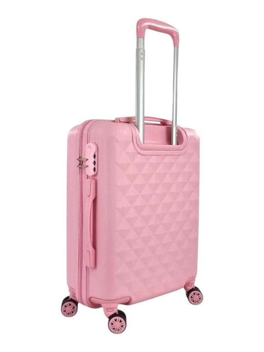 Ormi Kids Cabin Hard Pink Suitcase with 4 Wheels Height 55cm PS067C