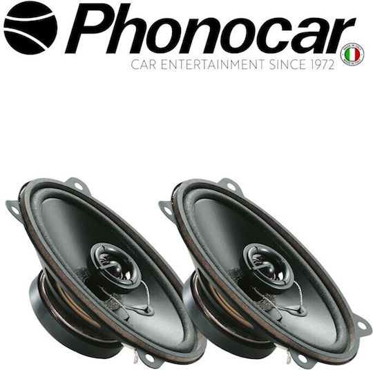 Phonocar Σετ Ηχεία Αυτοκινήτου Ομοαξονικά 4x6" με 30W RMS (2 Δρόμων)