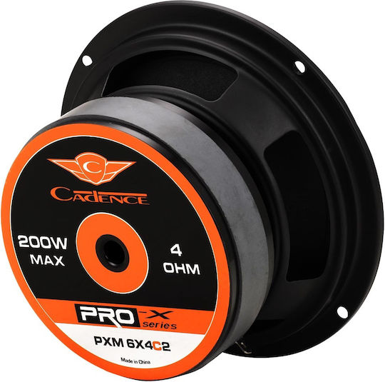 Cadence PMX-6X4 Ηχείο Αυτοκινήτου 6.5" με 100W RMS (Midrange)