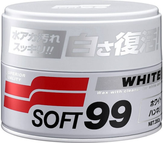 Soft99 White Soft Wax Paste Wax for Car Body 350gr