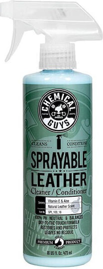 Chemical Guys Sprayable Leather Cleaner Σπρέι Καθαρισμού για Δερμάτινα Μέρη Αυτοκινήτου 473ml