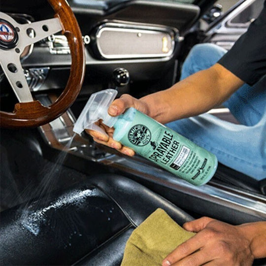 Chemical Guys Sprayable Leather Cleaner Σπρέι Καθαρισμού για Δερμάτινα Μέρη Αυτοκινήτου 473ml