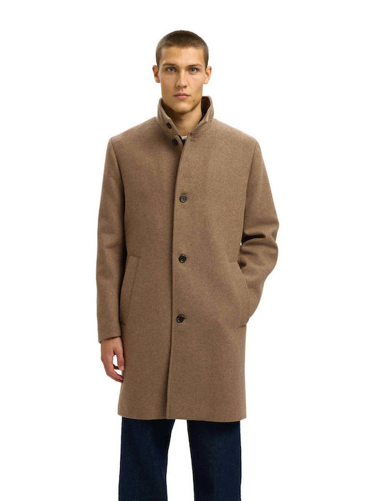 Мъжко палто Beige