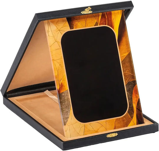 Crystal Vertical Award Orange Design & Box 18x24cm Code Pb-1207