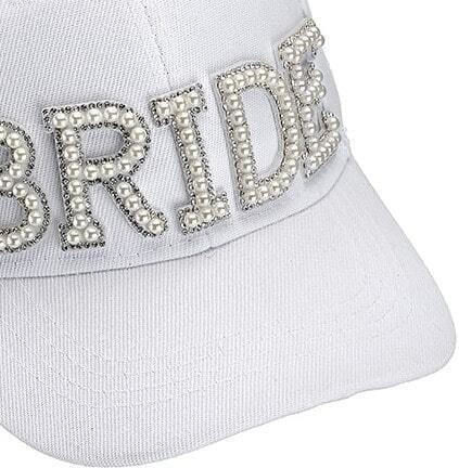 Καπελο Νυφης ”bride” Bachelor Party Λευκο Περλες One Size 175-5036