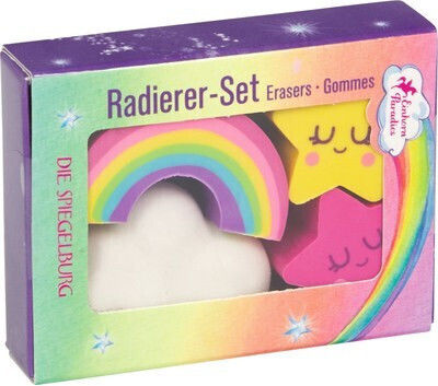Radieră Unicorn Coada Curcubeu D18