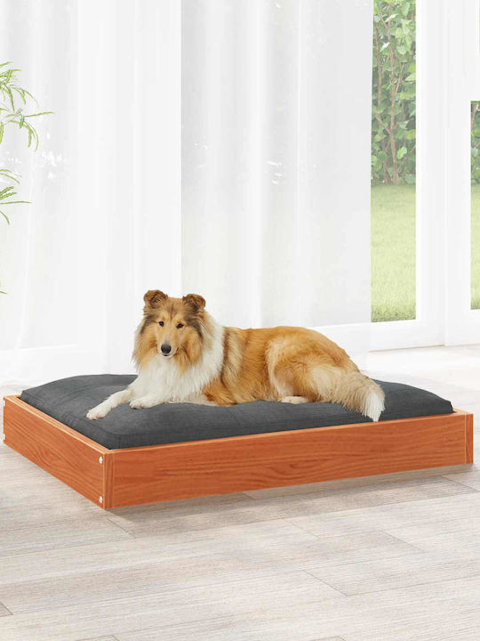 vidaXL Dog Bed Brown 101.5x74cm vidaXL Dog Bed Brown 101.5x74cm
