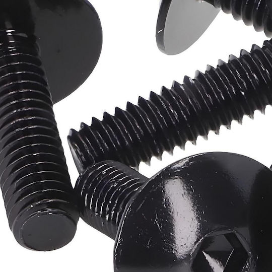 Βιδα Μαυρη 6χ20mm Πλατυ Κεφαλι 6τεμ/σετ Vicma