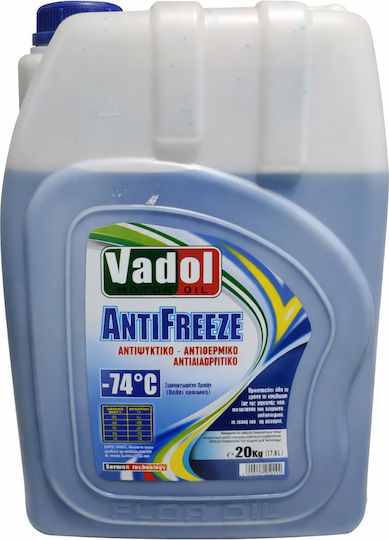 Vadol Συμπυκνωμένο Αντιψυκτικό Υγρό Ψυγείου Αυτοκινήτου -74°C 20lt