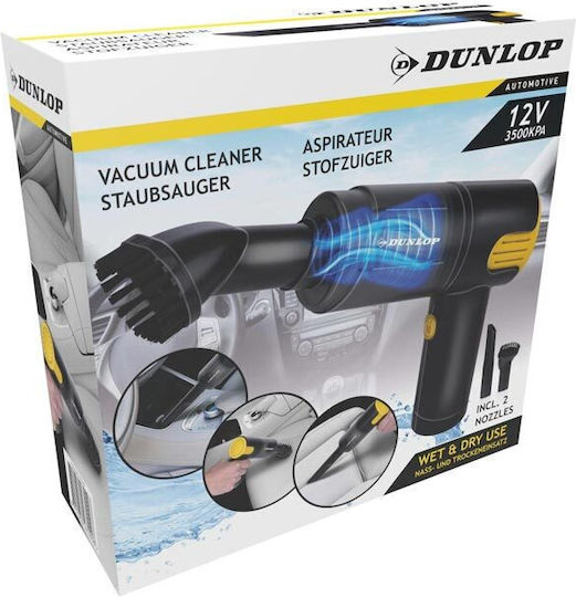 Dunlop Car Handheld Vacuum Dry Vacuuming with Lighter Cable 12V