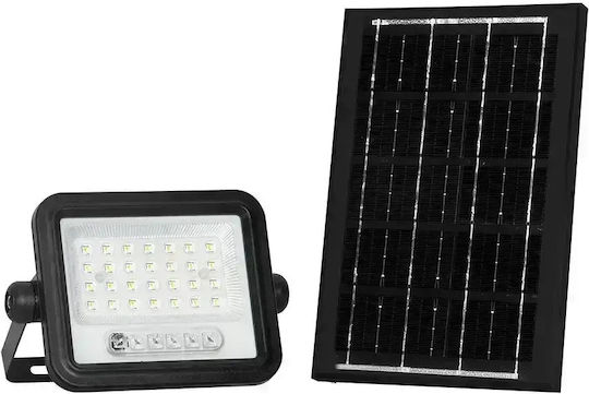 V-TAC Waterproof Solar LED Flood Light 200W Warm White 2000K With Remote Control IP65