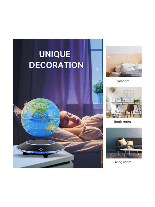 Magnetic Floating Illuminated Globe Base Magnetic Levitation Rotatio