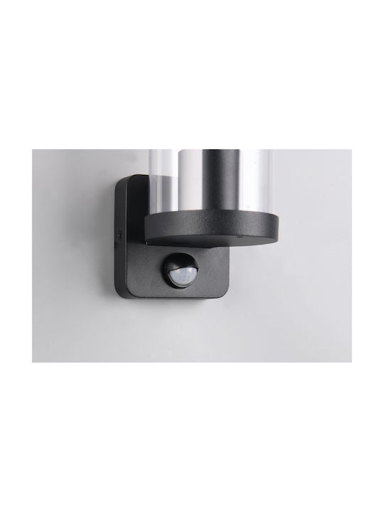 Trio Lighting Модерен Осветително тяло За стена с фасунга E27 Черен 9x9x9см.