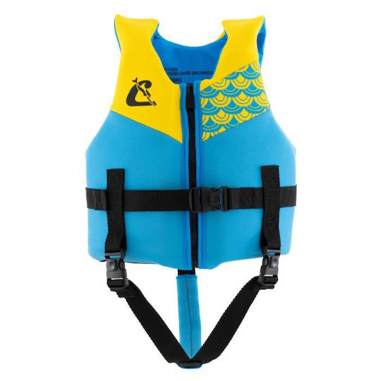 Kids' Life Jacket Cressi Froggy Swim Vest Azure Yellow