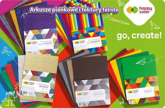 Happy Color Foam Sheets Mix A4 8pcs Happy Color