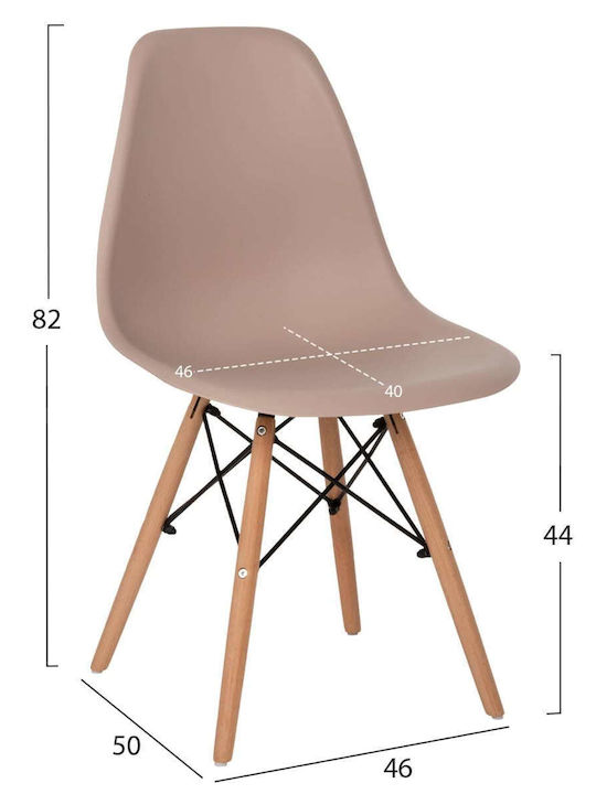 Garten- und Outdoor-Möbelsets Typsatz Speisesaal 3 Stück Cappuccino