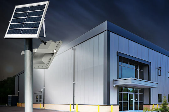 General Trade Solar Street Light 100W 2000lm Natural White 4000K with Photocell and Remote Control