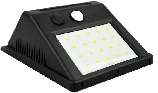 Modee Lighting Επιτοίχιο Ηλιακό Φωτιστικό 100lm Ψυχρό Λευκό 6000K με Αισθητήρα Κίνησης IP44