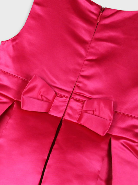 Rochie pentru Copii Fără mâneci Din tul Fuchsia