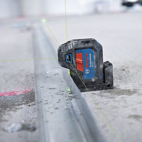 Bosch GPL 5 G Self-leveling Linear Laser Level Green Beam 1.5V with Working Range 30m