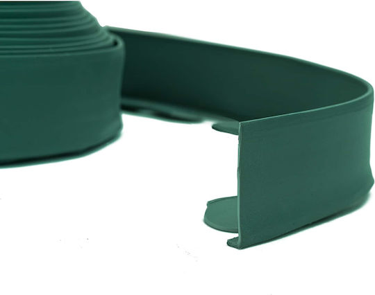 vidaXL Plastic Garden Border in Green Color xcm
