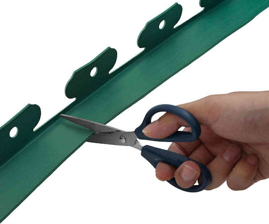 vidaXL Plastic Garden Border in Green Color xcm