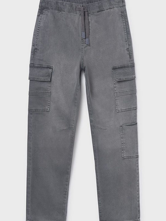 Kids Denim Trousers Gray