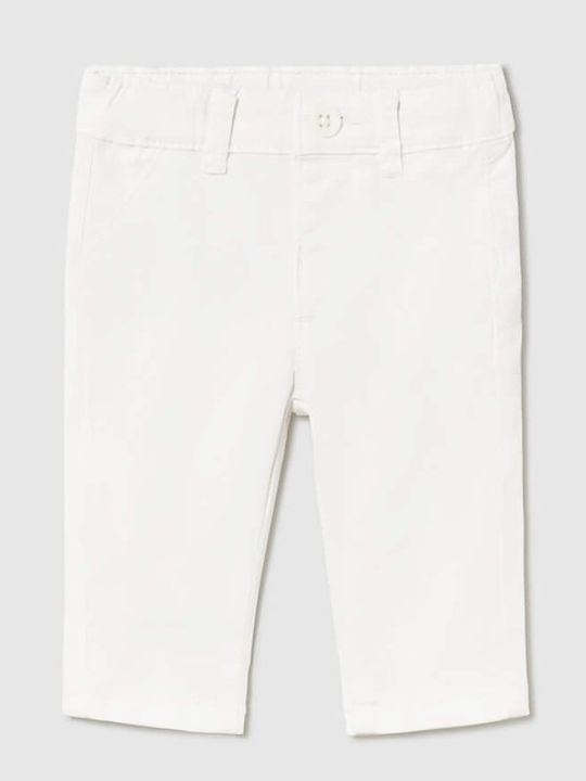 Kids Fabric Trousers White