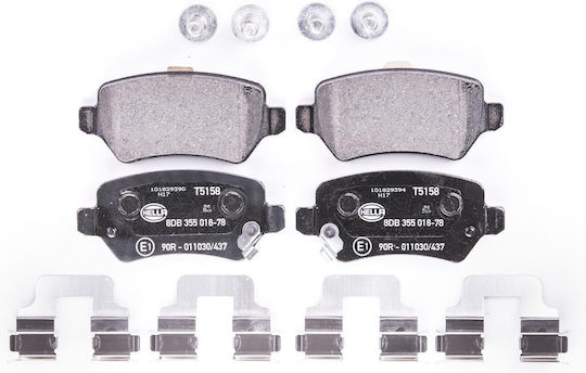 Brake Pads Rear Lucas A-g A-h Meriva-hella Pagid-1605995h