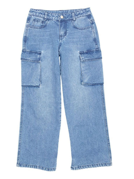 Kinder Schlaghose Jeans Rot