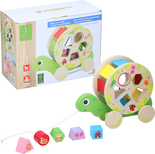Marionette Wooden Toys Jucărie de Sortare a Formelor din Lemn pentru 12++ Luni