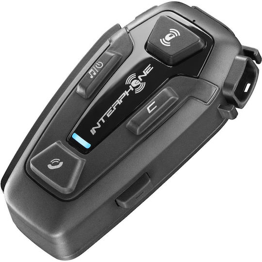 Interphone U-COM 8R Ενδοεπικοινωνία Μονή για Κράνος Μηχανής με Bluetooth