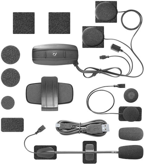 Interphone Shape Μονή Ενδοεπικοινωνία για Κράνος Μηχανής με Bluetooth