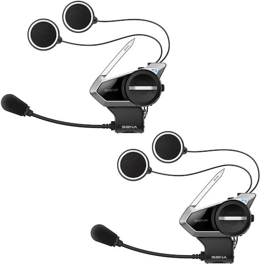 Sena 50S Dual Intercom for Motorcycle Helmet with Bluetooth
